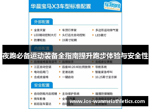 夜跑必备运动装备全指南提升跑步体验与安全性
